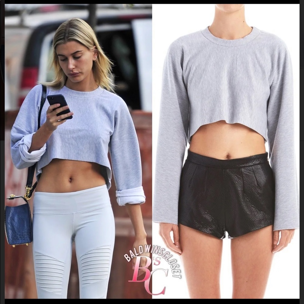 Are You Am I Ava Cropped Sweatshirt